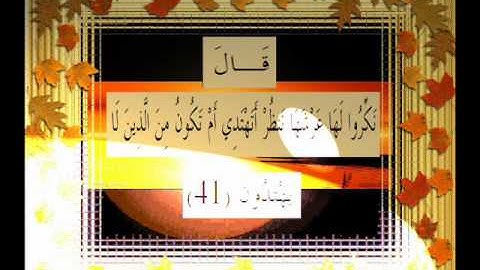القرآن الكريم سورة النمل الأية 41 قراءة السديس.wmv