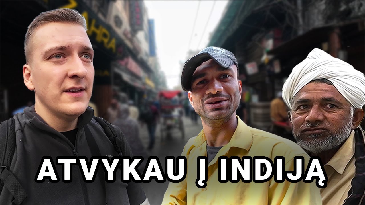 MANO KAMERA PAVOJUJE! Atvykau į Chaotiškąją Indiją. 🇮🇳