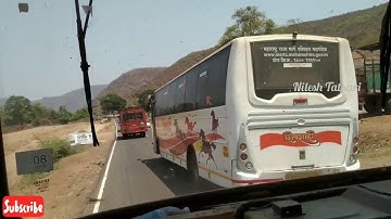 MSRTC BUSES CHASING MSRTC BUSES ON MUMBAI GOA HIGHWAY | SHIVSHAHI BUS | KONKAN