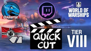 World Of Warships - Quick Cut Tier Viii Premium German Cruiser Prinz Eugen Ranked Gameplay