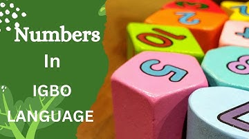#How to Count Numbers 1- 50 in Igbo /The Igbo Teacher