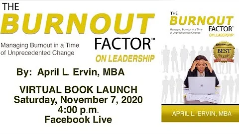 VIRTUAL BOOK LAUNCH - April L. Ervin