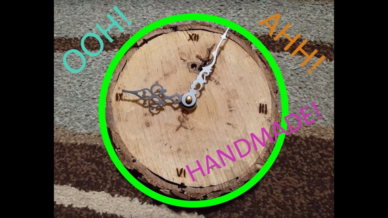 Homesteadmade Wood Clock YouTube
