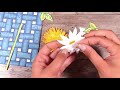 Create a Woven Background! Make A Layered Flower From a Single Stamp!!