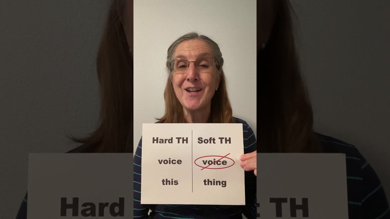 English Pronunciation Practice - The Hard "Th" and the Soft "Th" - YouTube