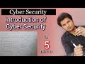 what is cyber security ? | Introduction | Cyber security needs and meaning for beginners | MCA/Btech