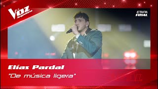 Elías Pardal - “De música ligera” - Final - La Voz Argentina 2022