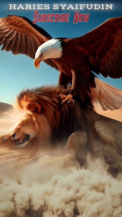 BURUNG ELANG VS SINGA #amazing #movie #eagles