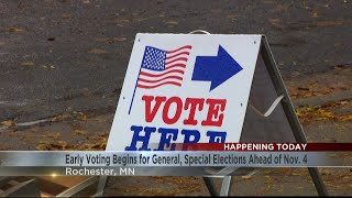 Early voting begins for general, special elections in Minnesota