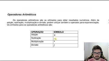 Curso de lógica de programação 11 -  Operadores Aritméticos