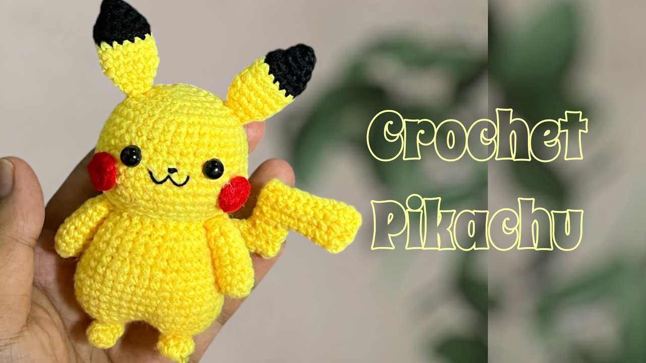 Crochet Pikachu Amigurumi | tutorial
