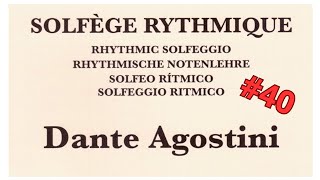 Dante Agostini Rhythmic Solfeggio Vol. 1 Ex.40