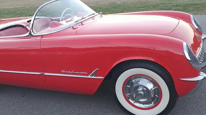 1954 Corvette with small block V8.