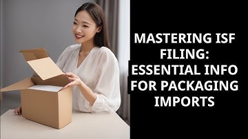 Mastering ISF Filing: Essential Info for Packaging Imports