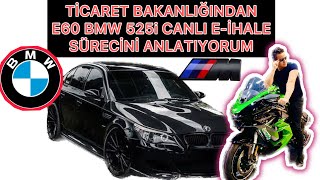 TİCARET BAKANLIĞINDAN #BMW E60 #525İ CANLI İHALE SÜRECİNİ ANLATIYORUM #GÜMRÜK #EİHALE #SAHİBİNDEN