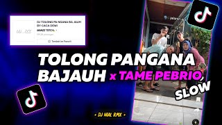 DJ Tolong Pangana Bajauh Slow  x Pebrioo Remix Tiktok Terbaru  2023