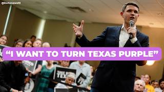 James Talarico discusses plan to help U S veterans during speech in Killeen Texas