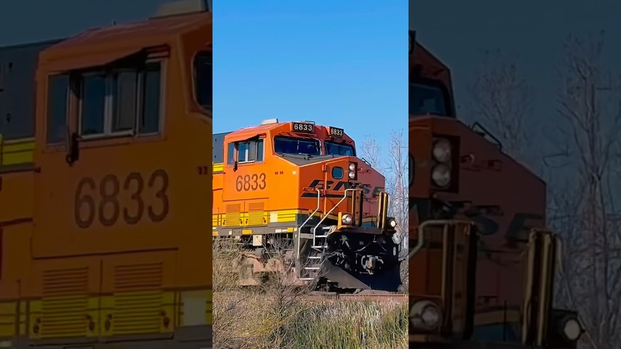 BNSF Freight Train in Plainfield Illinois