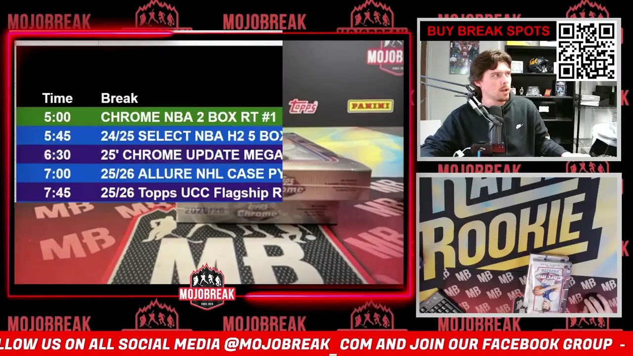 Random Team #1 - 2025/26 Topps Chrome Basketball Hobby 2 Box - 01.16.26