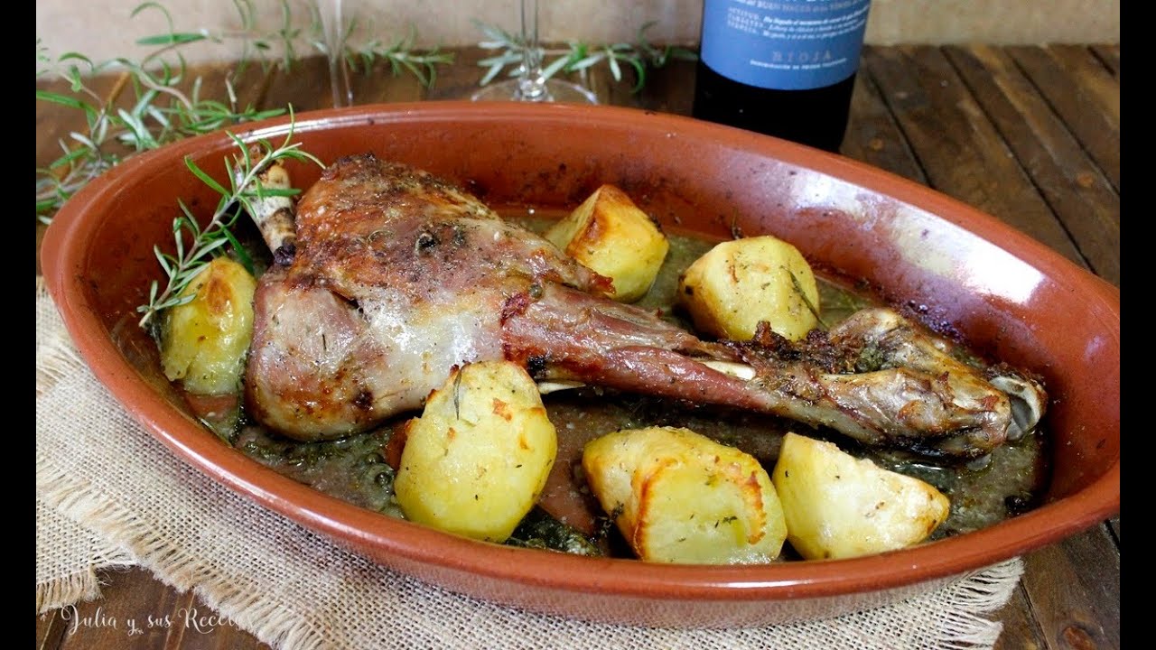 Paletilla de cordero al horno - Lecturas