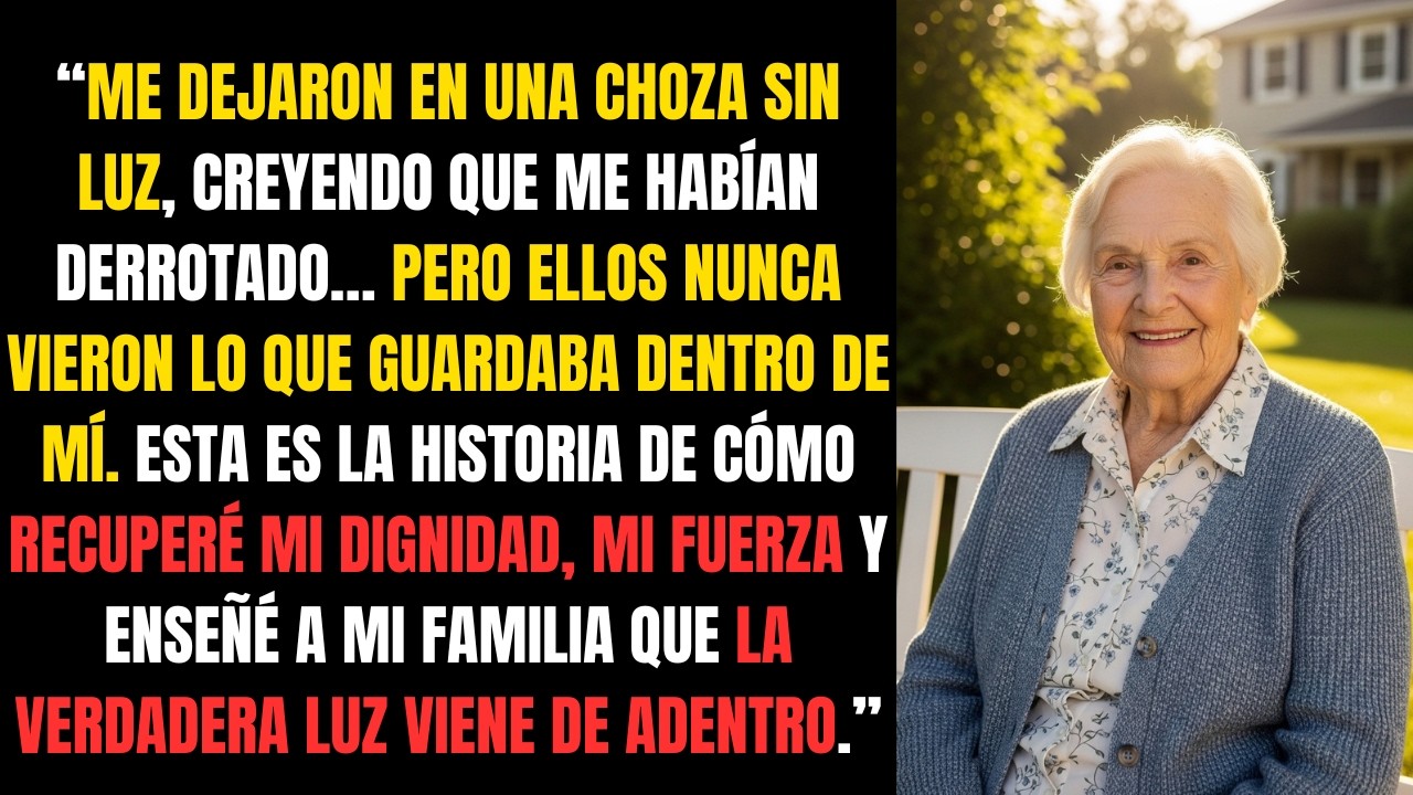 Me Dejaran Una Choza Sin Luz… Pero Tenía Algo Que Ellos Nunca Vieron