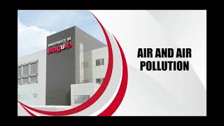 CHAPTER 9: Air and Air Pollution - GELECT3