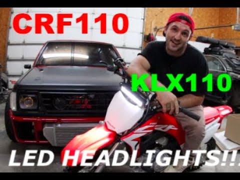 LED HEADLIGHT KIT! CRF110, KLX110, TTR110! LIGHT UP YOUR LIFE (ROUND TWO)!