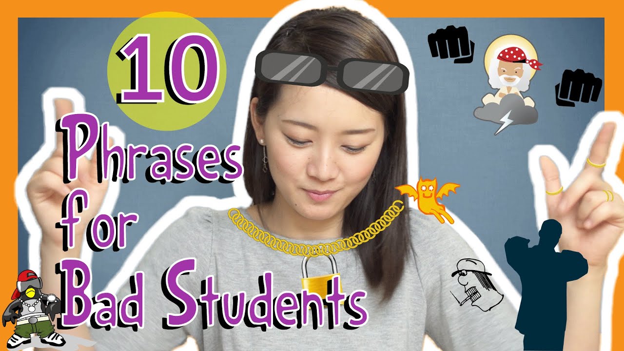 ⁣Learn 10 Japanese Phrases for Bad Students