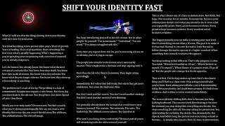 how to shift your identity SO fast it feels like CHEATING