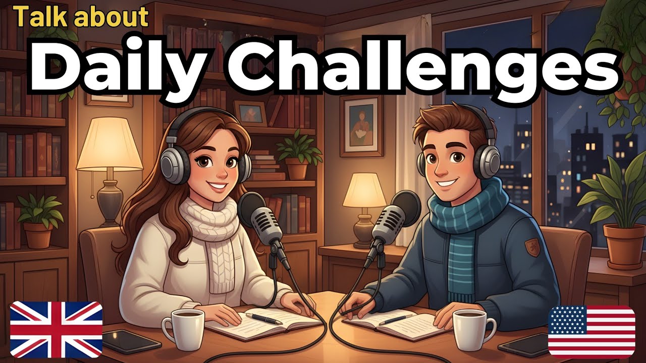 Speak Confidently About Your Daily Challenges in English | Real English Conversation Practice