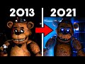 EVOLUÇÃO INCRÍVEL DO FIVE NIGHT AT FREDDY'S