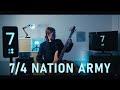 SEVEN NATION ARMY but it's in 7/4 time signature (THE WHITE STRIPES kinda prog cover)
