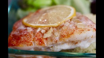Easy Lemon Garlic Butter Baked Cod Fish Recipe