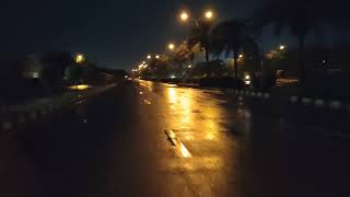 rain view in lahore || raining lahore || rain & drive