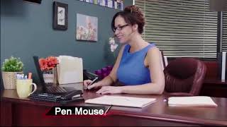 Pocket Pen Mouse, Mini Wireless Optical Pencil USB Ergonomic Mice