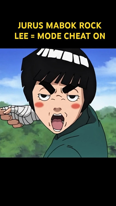 ROCK LEE VS KIMIMARO PAKE JURUS MABUK MAKIN FULL POWER  #shorts