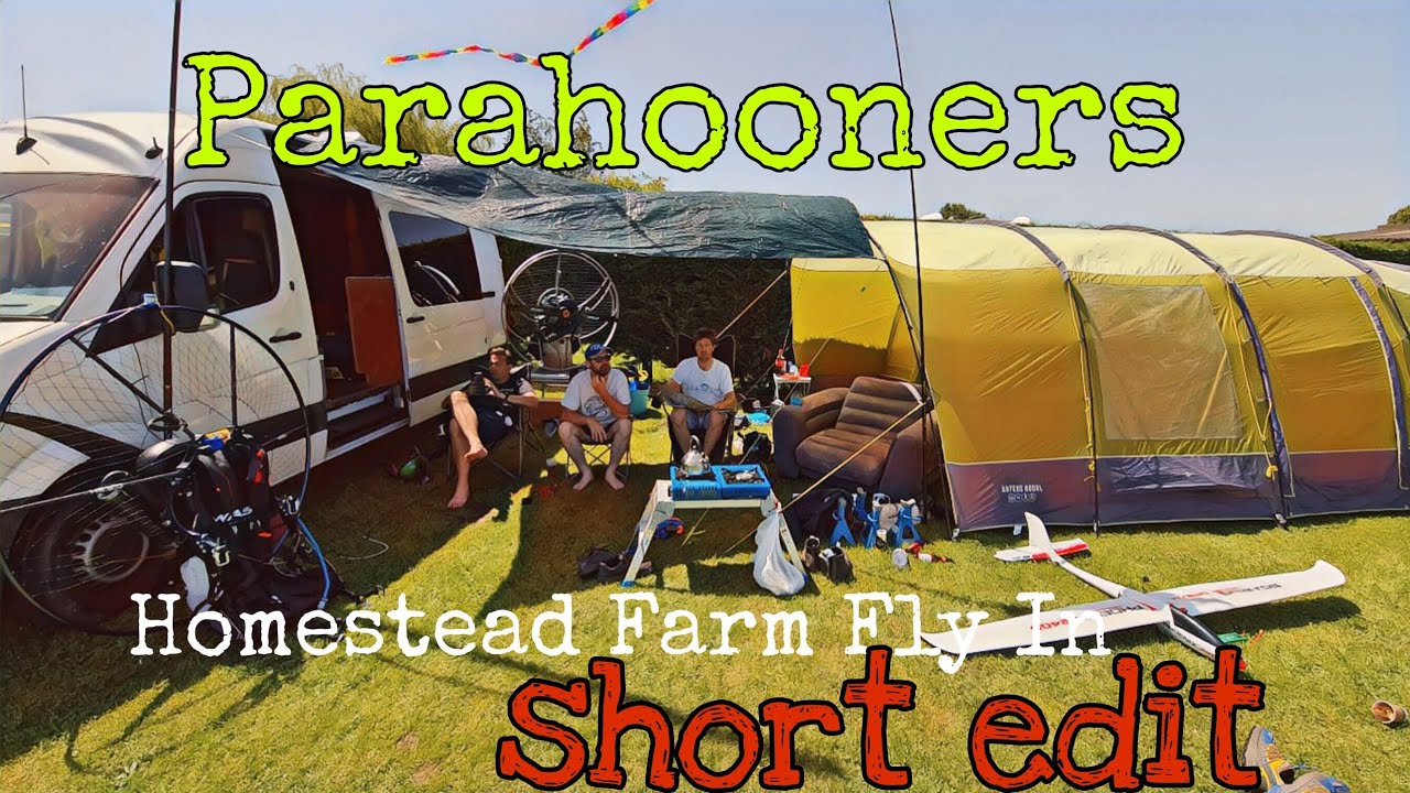 Paramotor Fly In At Homestead Farm Short