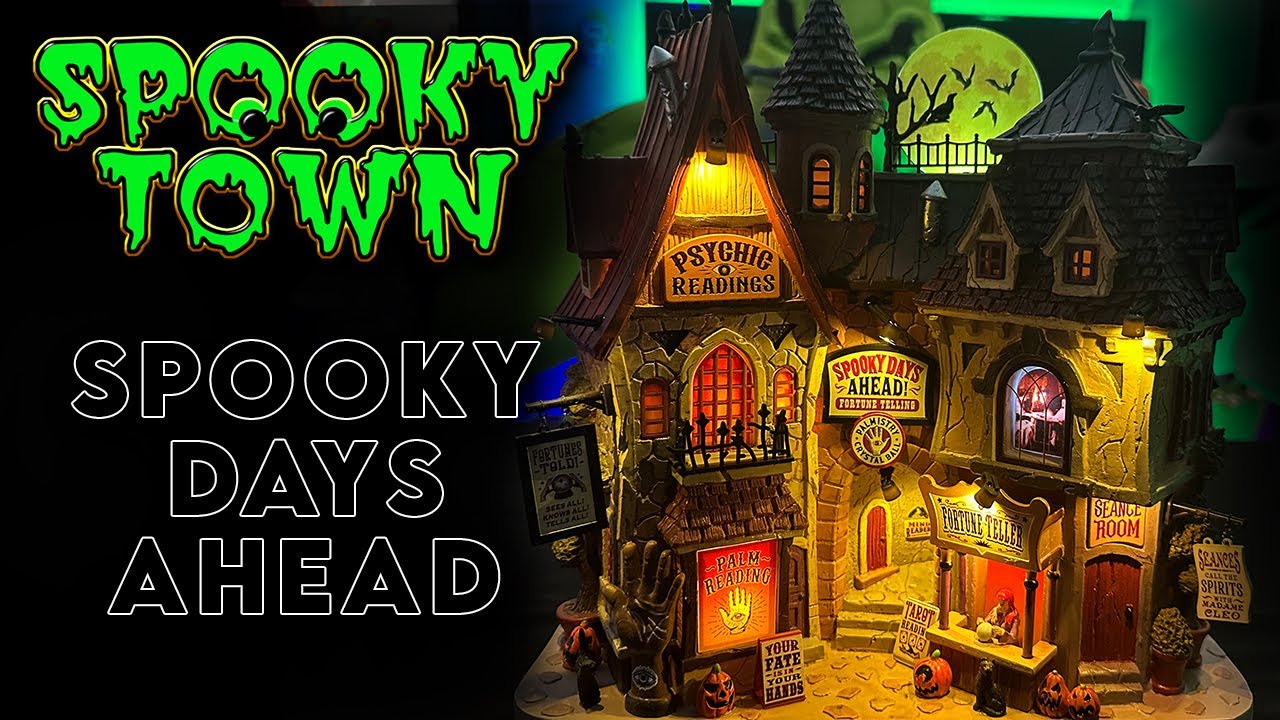 Spooky Days Ahead Lemax Spooky Town 2025 Halloween