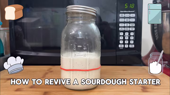 How to revive a sourdough starter that’s been in the fridge for months! #sourdough #howto #baking