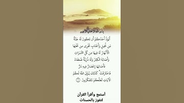 سورة: البقرة الآية /266/القارئ: فارس عباد