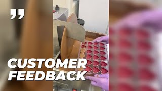 Wheeled chocolate molding machine, Customer feedback | KADZAMA