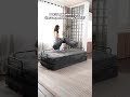 Is this a sofa that doesn't require assembly? Wow, it's also a bed! #home #cozy #sofabed #unboxing