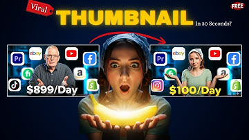 I Made Thumbnails Like Top YouTubers Without Any Skills or Software!