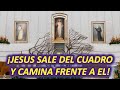 ¡JESUS DE LA DIVINA MISERICORDIA SE SALE DEL CUADRO Y CURA A UN HOMBRE EN SILLA DE RUEDAS! MILAGRO