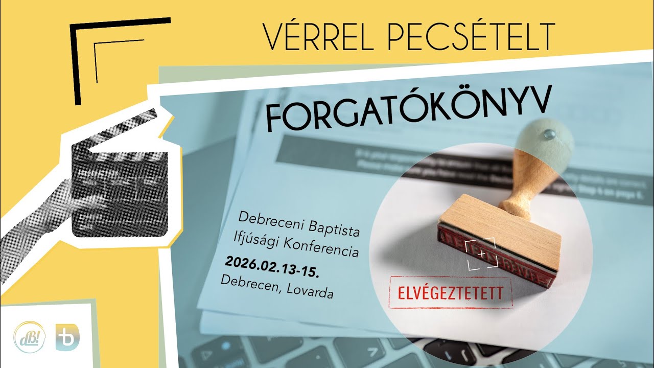 2026 Debreceni Baptista Ifjúsági Konferencia Promó