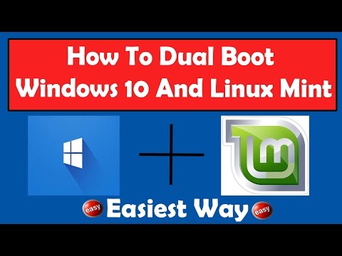 How to Dual Boot Windows 10 and Linux Mint | Easiest Way | Step By Step Explained