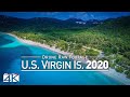 【4K】Drone RAW Footage | These are the AMERICAN VIRGIN ISLANDS 2020 | U.S. Thomas UltraHD Stock Video