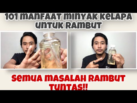 Video: Topeng rambut minyak kelapa buatan sendiri