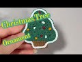 How to crochet Christmas tree ornament?Easy Tutorial for beginners#crochettutorial #christmastree