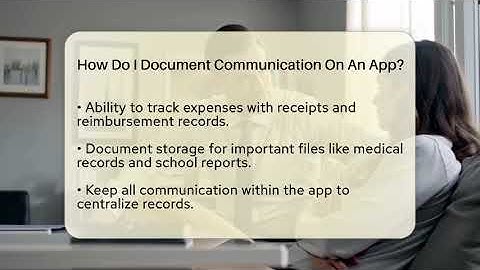 How Do I Document Communication On An App? - Get Divorce Answers